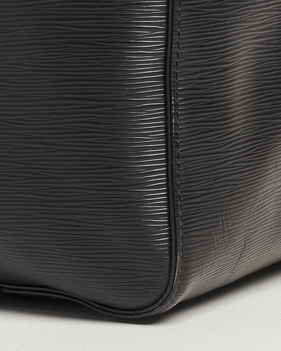 Uomini | Louis Vuitton Pre-Owned Keepall 50 EPI Leather Bag Black | Louis Vuitton Pre-Owned | Keepall 50 EPI Leather Bag Black