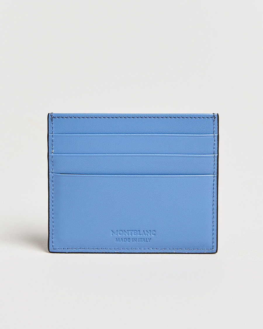 Uomini |  | Montblanc | Meisterstück Card Holder 6cc Dusty Blue