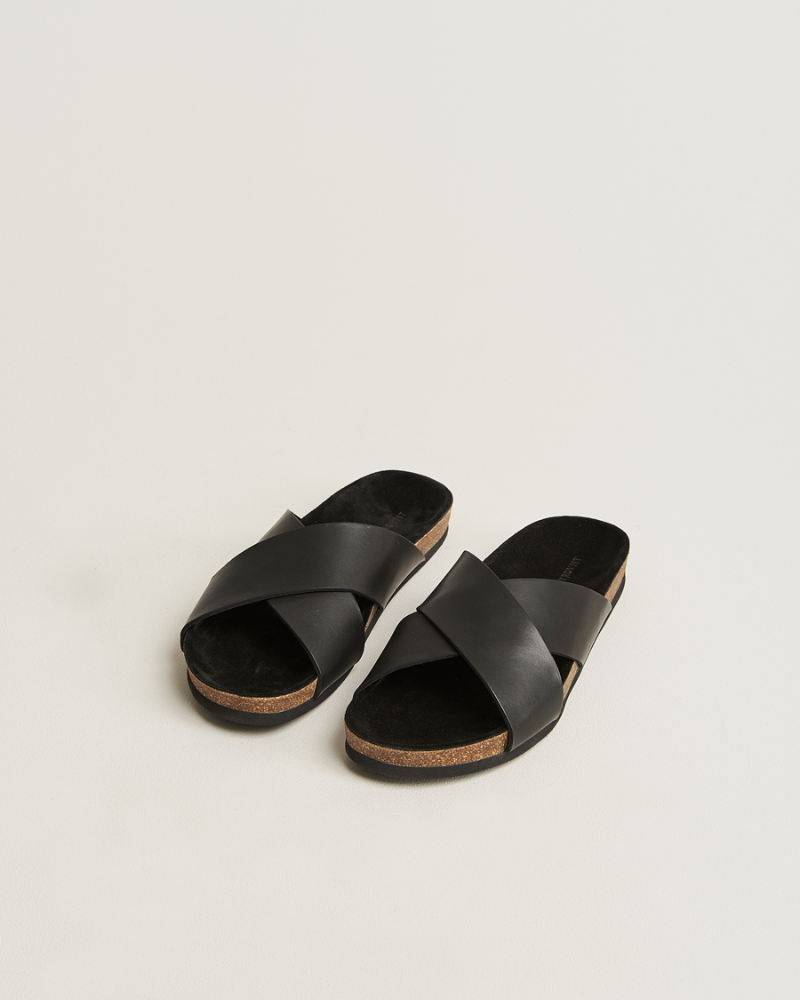 Uomini | Myrqvist | Myrqvist | Solvik Sandals Black Calf