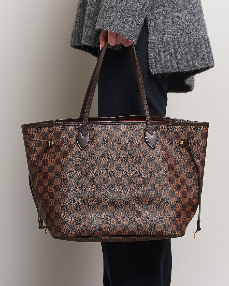Uomini | Louis Vuitton Pre-Owned Neverfull MM Totebag Damier Ebene | Louis Vuitton Pre-Owned | Neverfull MM Totebag Damier Ebene