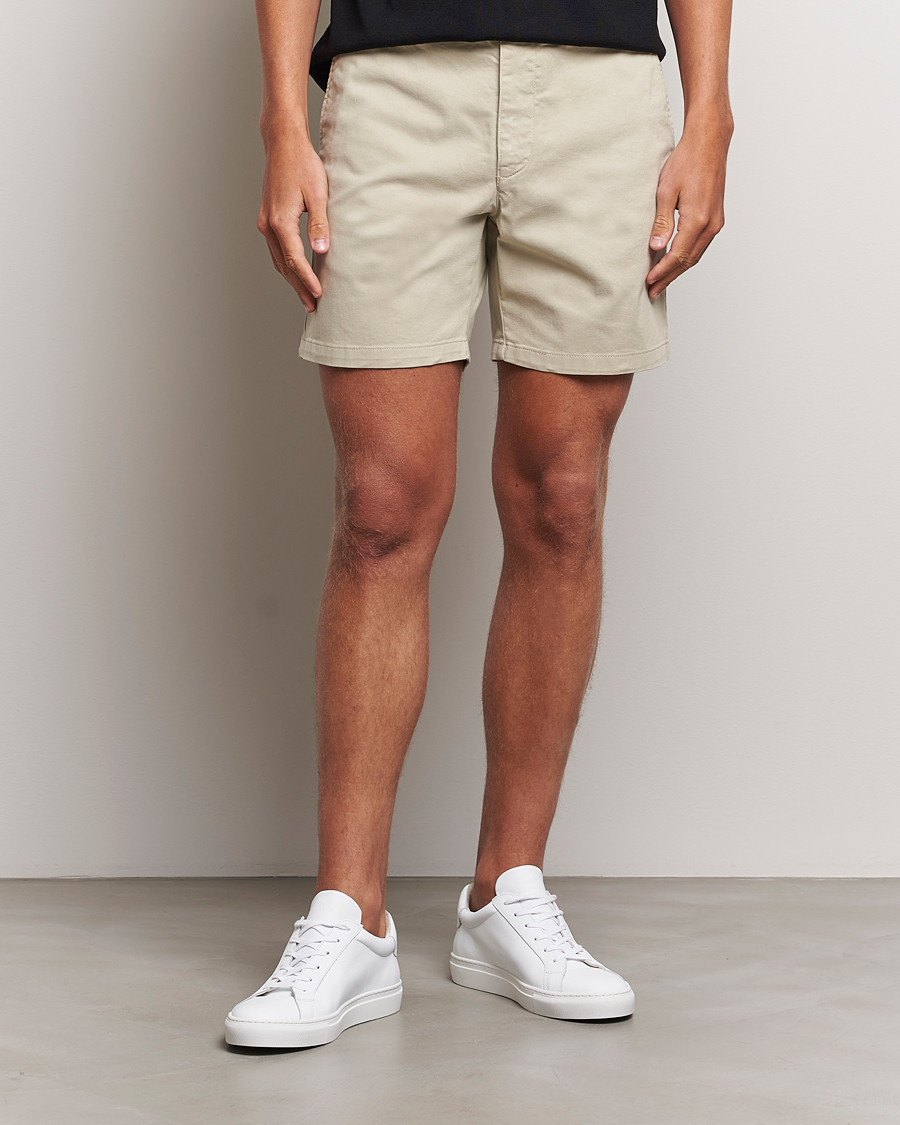 Uomini | Tiger of Sweden | Tiger of Sweden | Caid Cotton Shorts Sandalwood