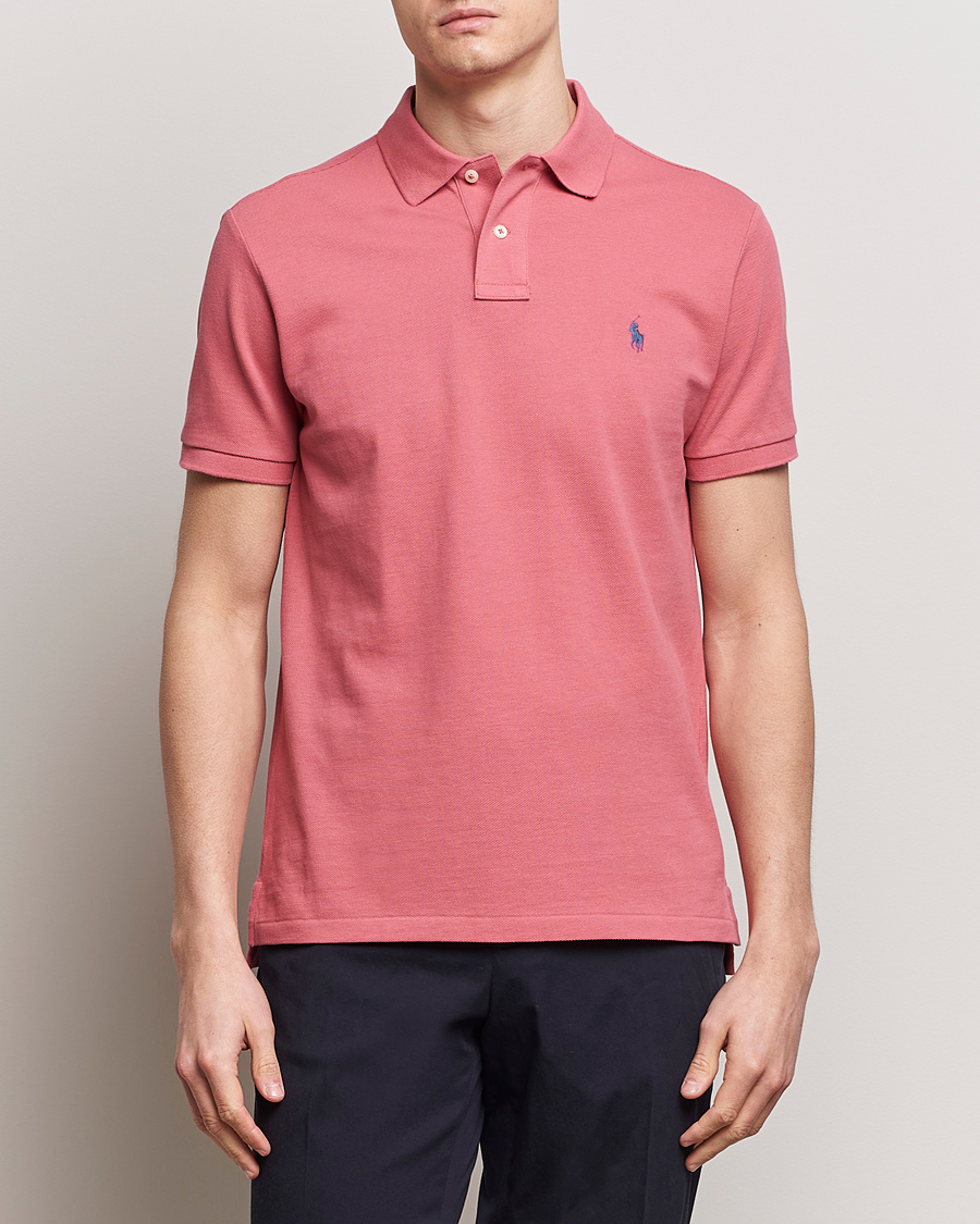 Uomini | Polo | Polo Ralph Lauren | Custom Slim Fit Polo Adirondack Red