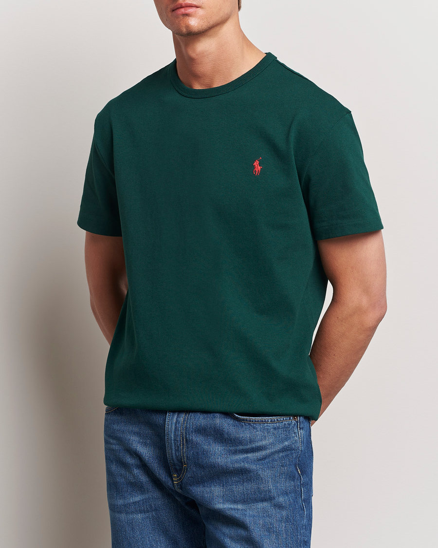 Uomini | T-shirt | Polo Ralph Lauren | Heavyweight Crew Neck T-Shirt Moss Agate