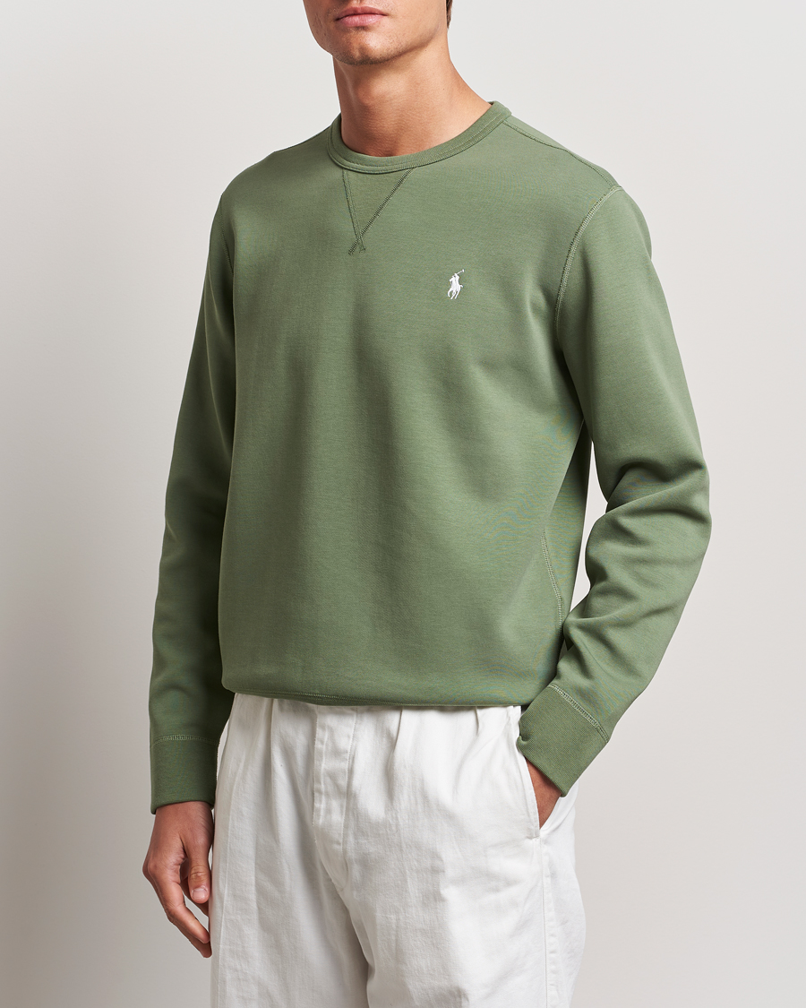 Uomini | Felpe | Polo Ralph Lauren | Tech Double Knit Crew Neck Sweatshirt Cargo Green