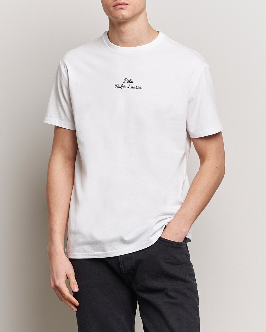 Uomini |  | Polo Ralph Lauren | Central Logo Tee White