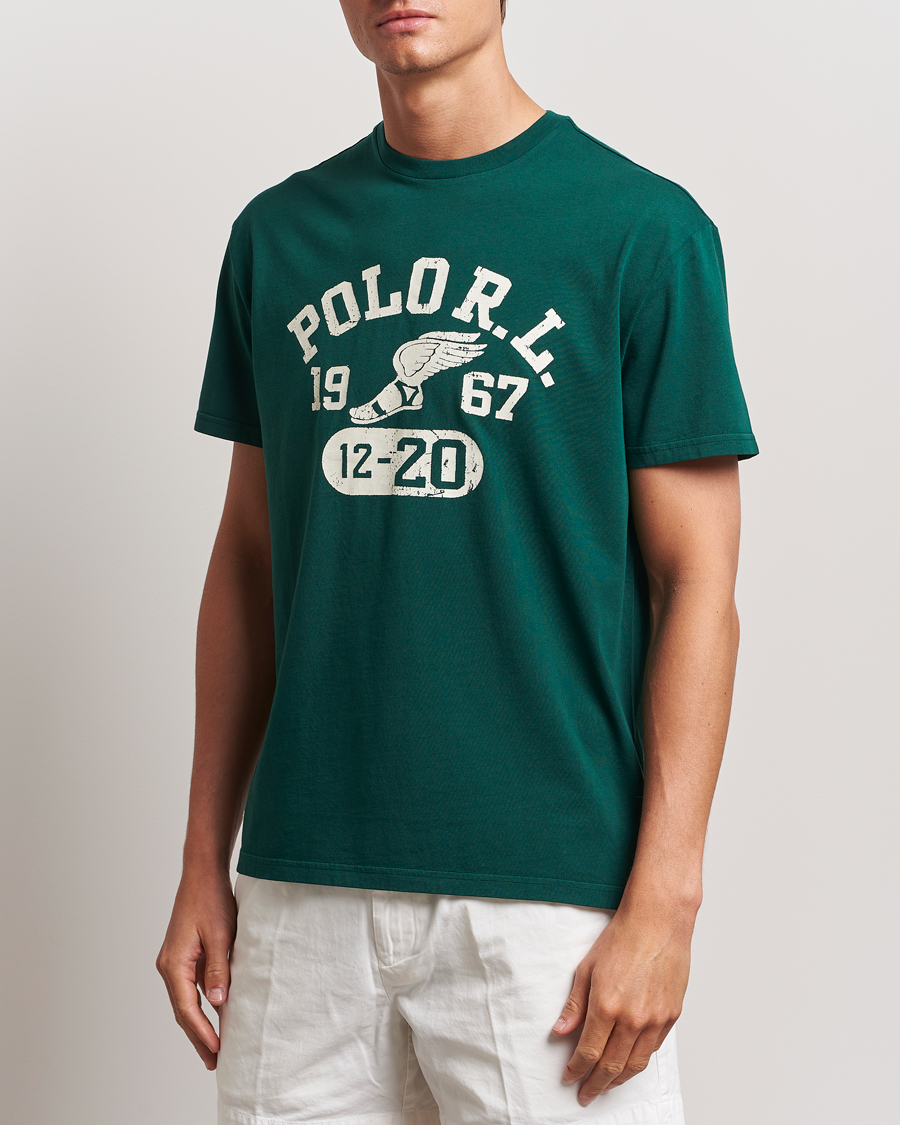 Uomini |  | Polo Ralph Lauren | Graphic Crew Neck T-Shirt Moss Agate