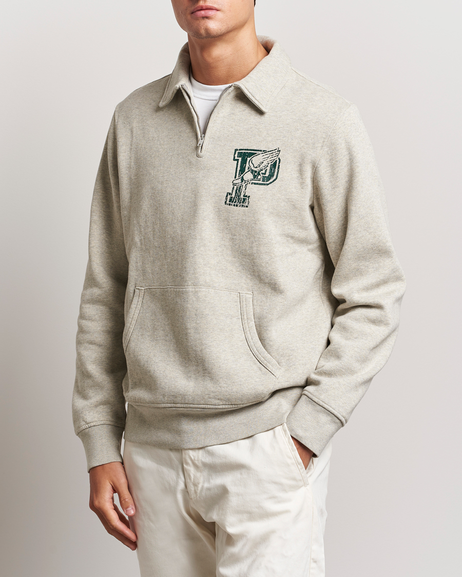 Uomini |  | Polo Ralph Lauren | P Fleece Half Zip Light Vintage Heather