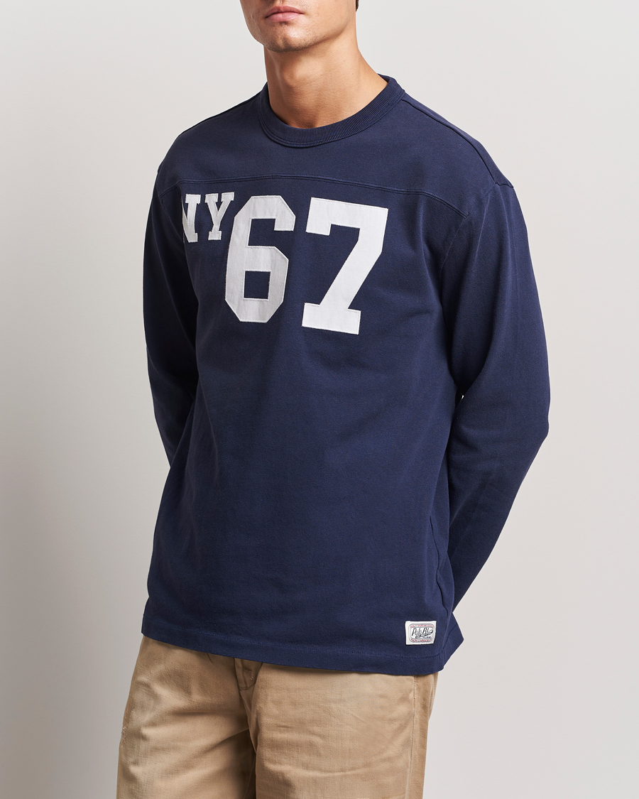 Uomini | Camicie a maniche lunghe | Polo Ralph Lauren | NYC Long Sleeve T-Shirt Cruise Navy