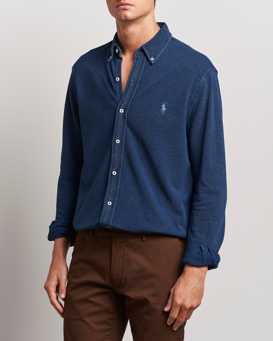 Uomini |  | Polo Ralph Lauren | Featherweight Mesh Shirt Dark Indigo