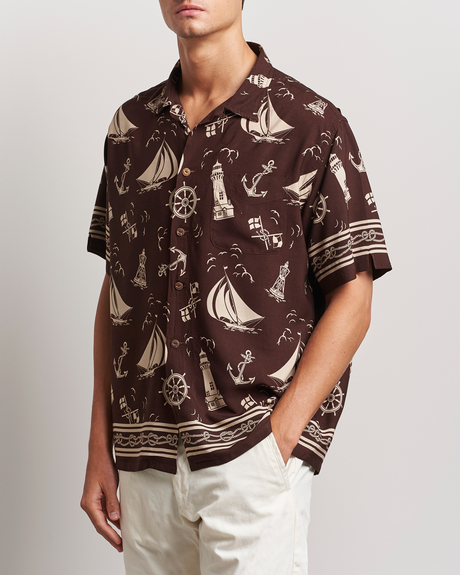 Uomini | Camicie | Polo Ralph Lauren | Printed Rayon Short Sleeve Shirt Captins Convo