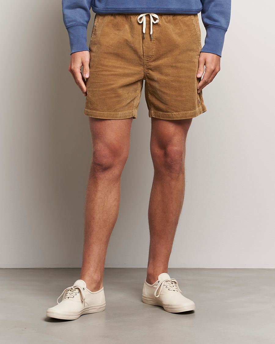 Uomini | Pantaloncini | Polo Ralph Lauren | Prepster Corduroy Drawstring Shorts Despatch Tan