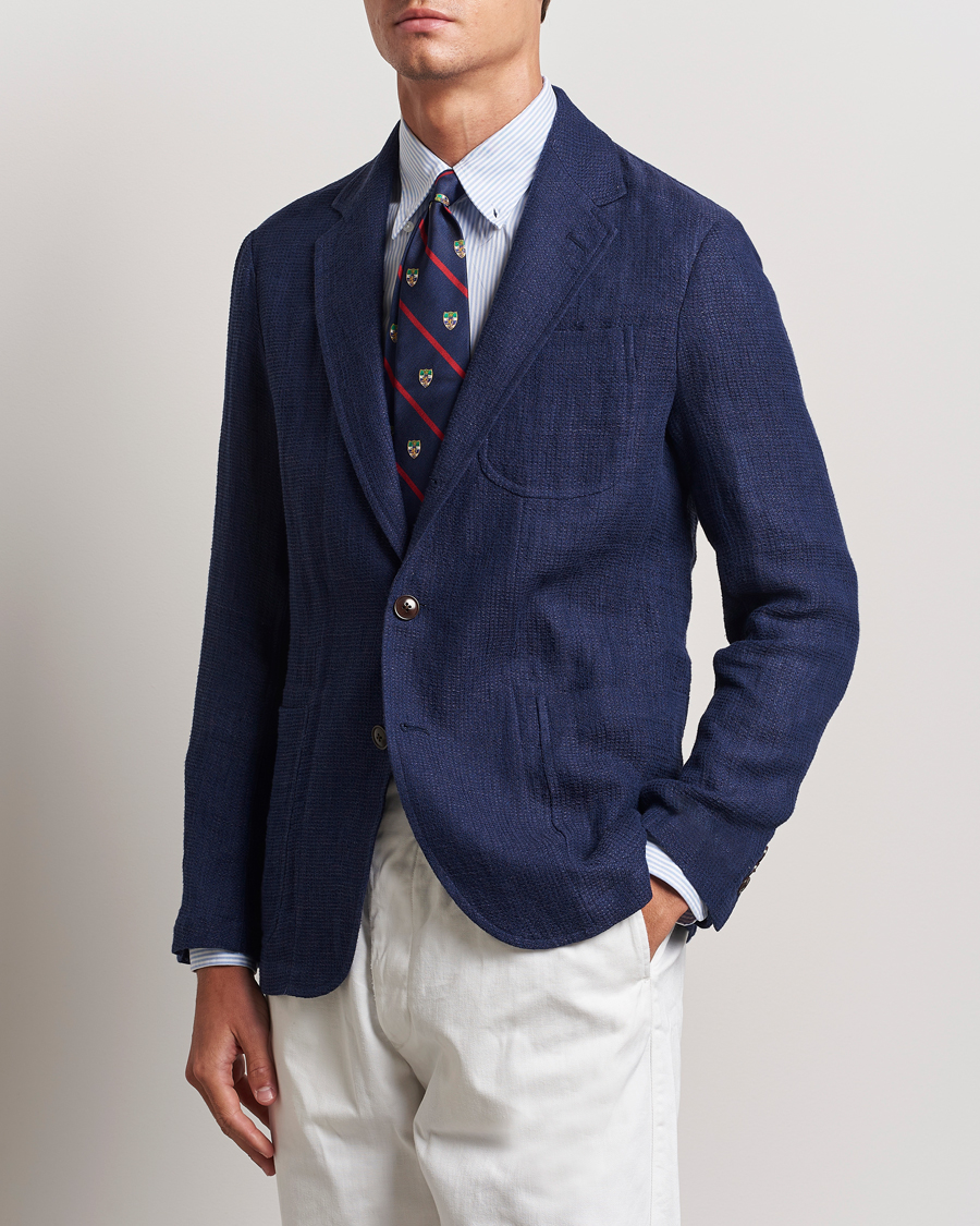 Uomini | Blazers | Polo Ralph Lauren | Waffle Textured Sportcoat Navy