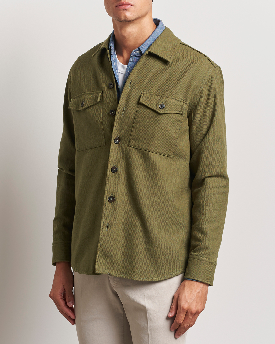 Uomini |  | Grigio | Heavy Twill Overshirt Military