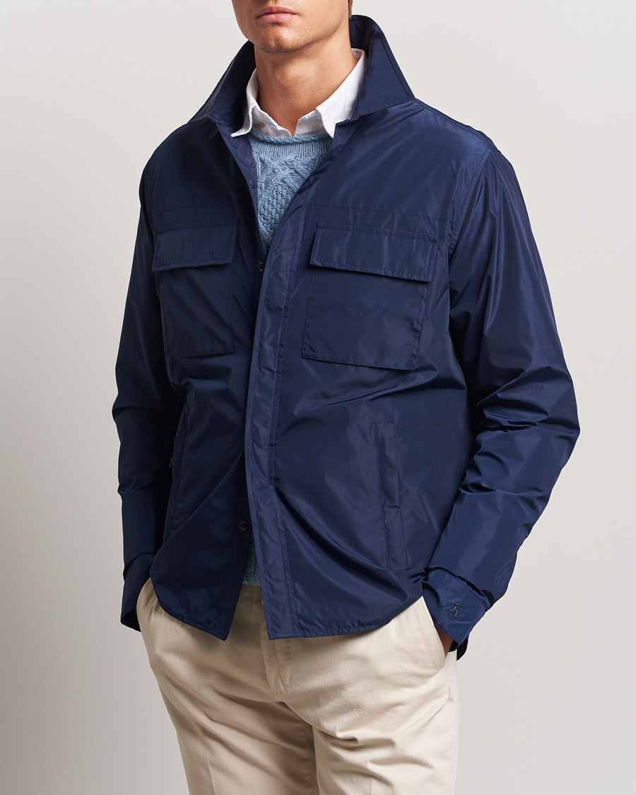 Uomini | Giacche classiche | Polo Ralph Lauren | Water-Repellent Shirt Jacket Newport Navy