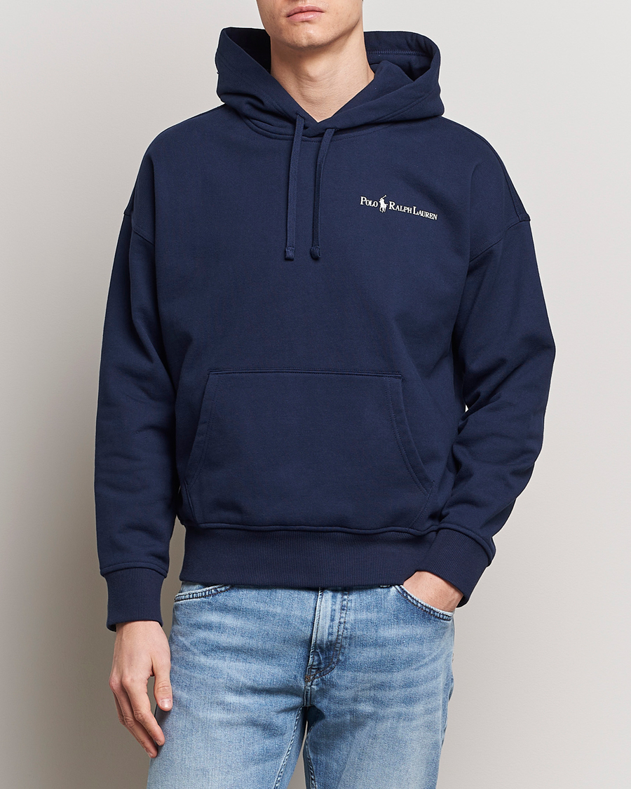 Uomini |  | Polo Ralph Lauren | Heavy Fleece Hoodie Cruise Navy