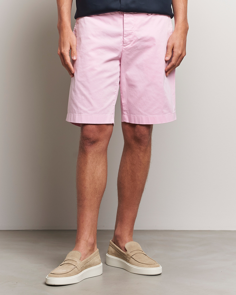 Uomini | Pantaloncini chino | J.Lindeberg | Nathan Cloud Satin Shorts Pink Lavender