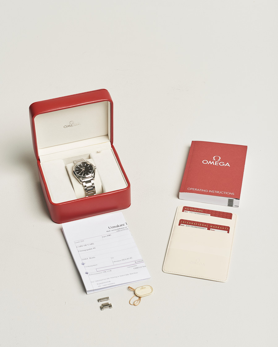 Uomini | Omega Pre-Owned Seamaster Aqua Terra Silver | Omega Pre-Owned | Seamaster Aqua Terra Silver