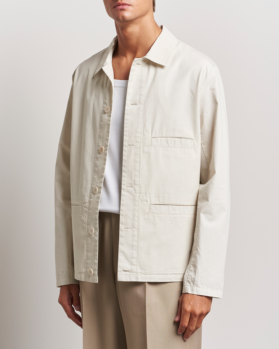 Uomini | Casual | A.P.C. | Veste Vianny Overshirt Chalk