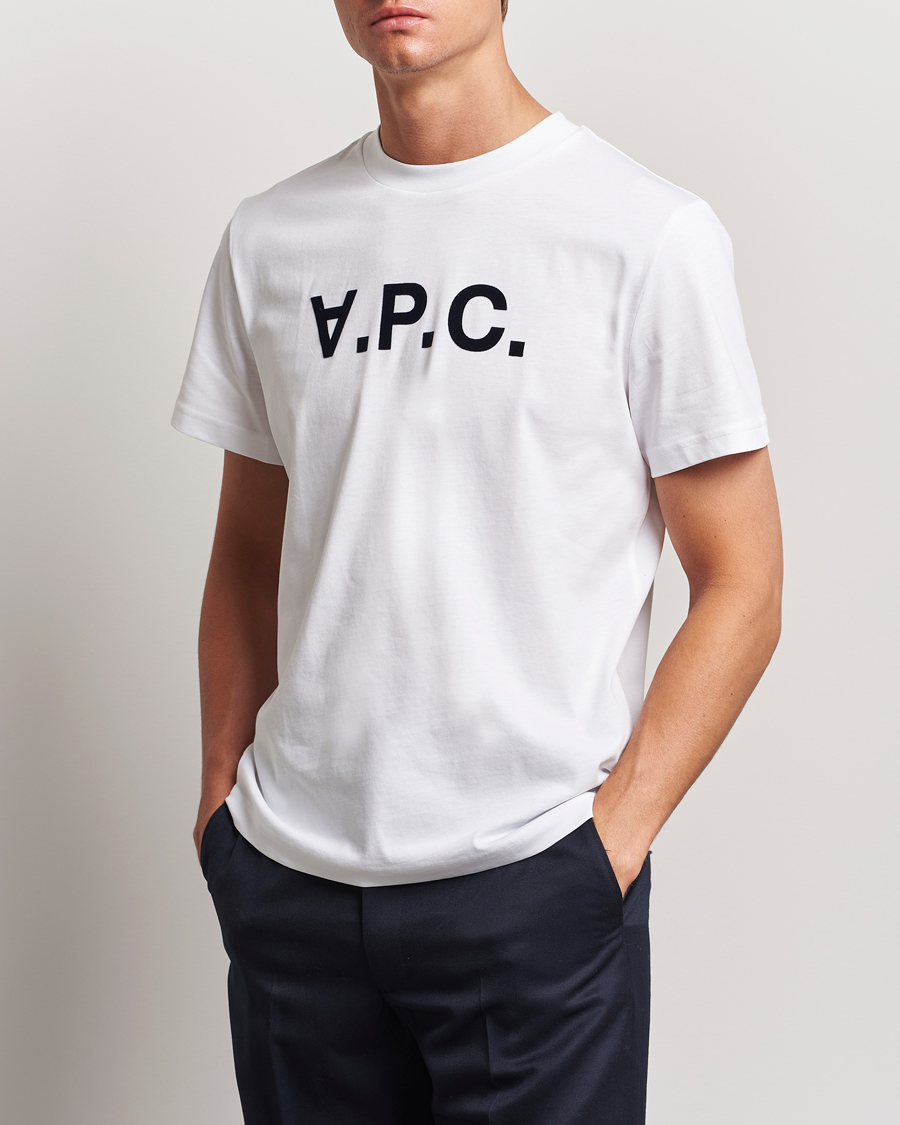 Uomini | Abbigliamento | A.P.C. | VPC T-Shirt White/Dark Navy