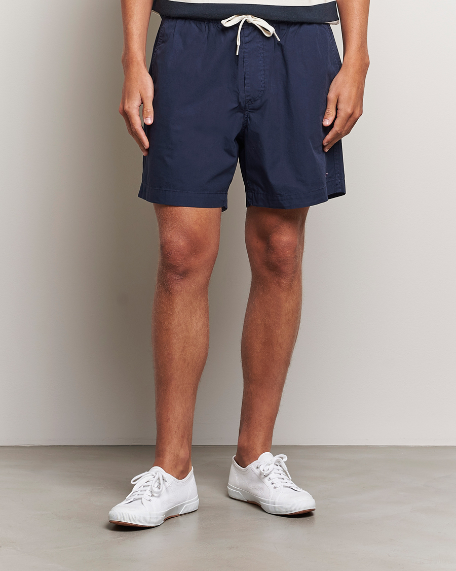 Uomini | Pantaloncini | GANT | Drawcord Cotton Shorts Marine