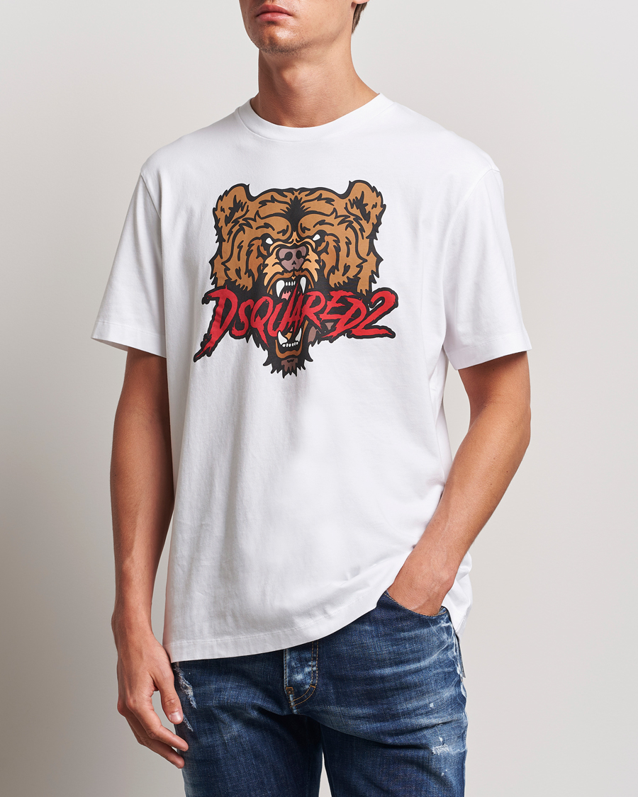 Uomini |  | Dsquared2 | Bear T-Shirt White