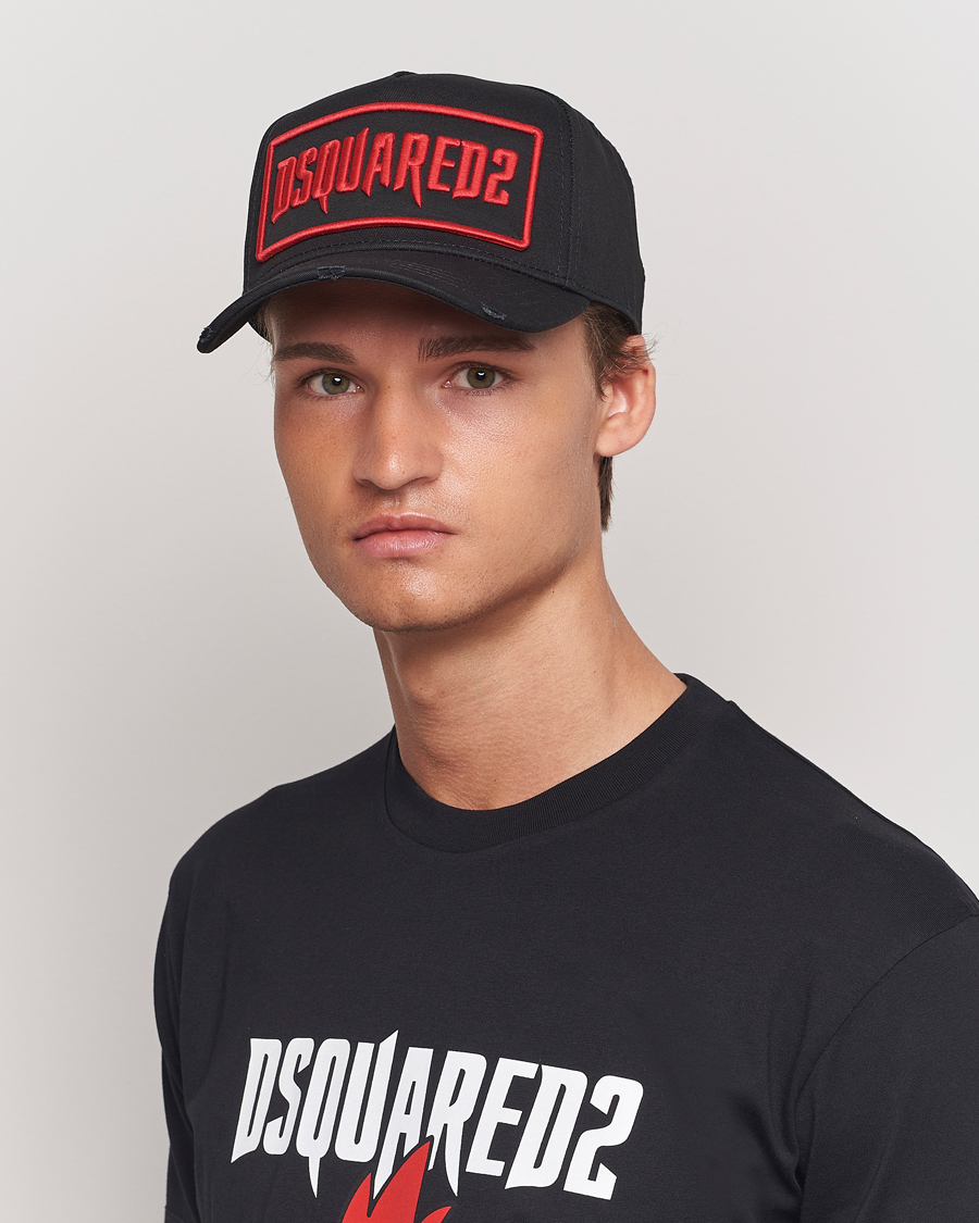 Uomini | Cappelli con visiera | Dsquared2 | Horror Baseball Cap Black