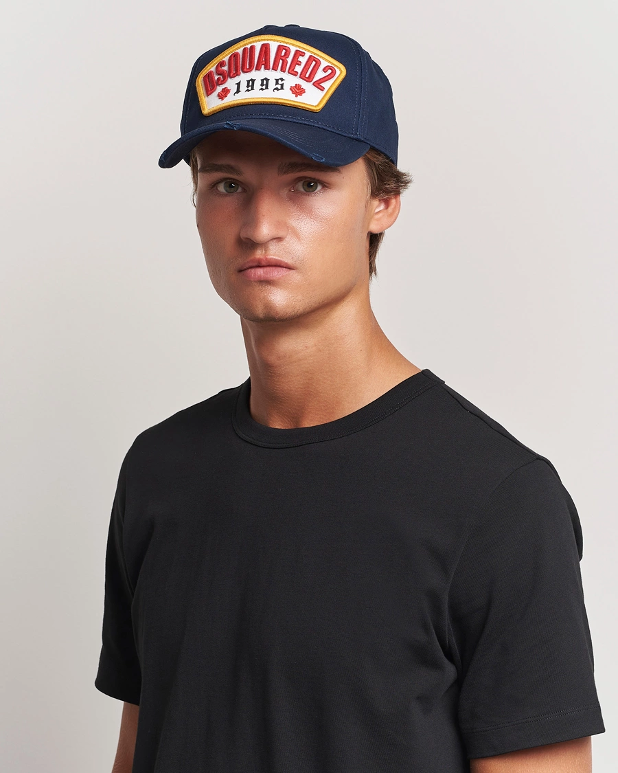 Uomini | Cappelli con visiera | Dsquared2 | Logo Baseball Cap Navy