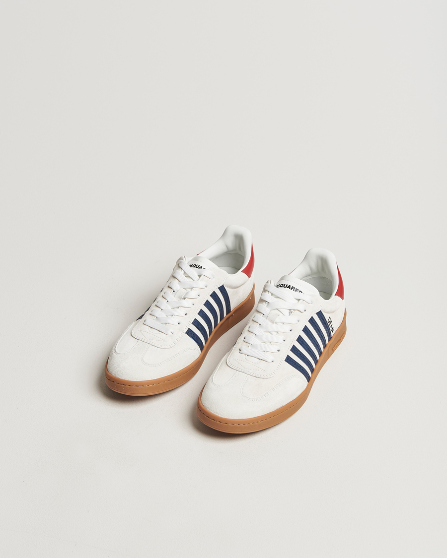 Uomini | Sneakers | Dsquared2 | Boxer Sneakers White/Blue