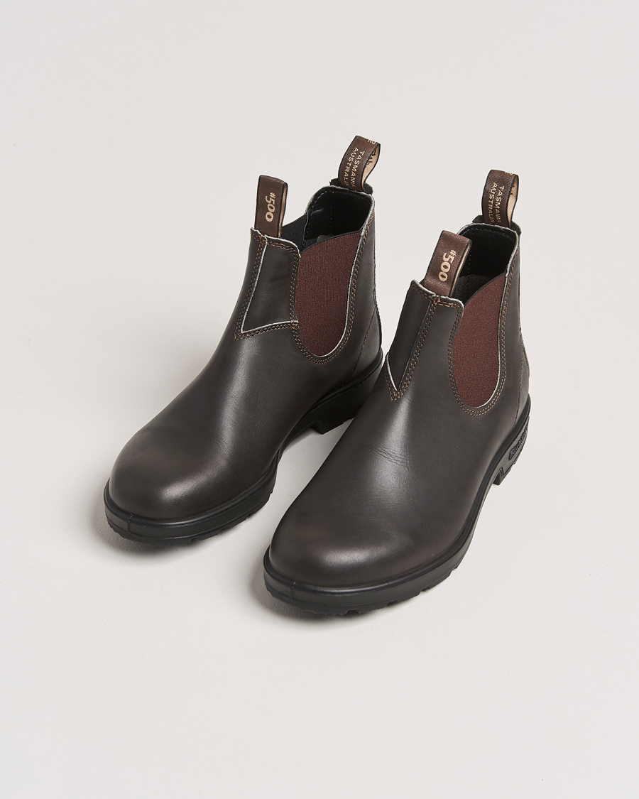 Uomini | Business & Beyond - Casual | Blundstone | 500 Original Leather Chelsea Boot Stout Brown