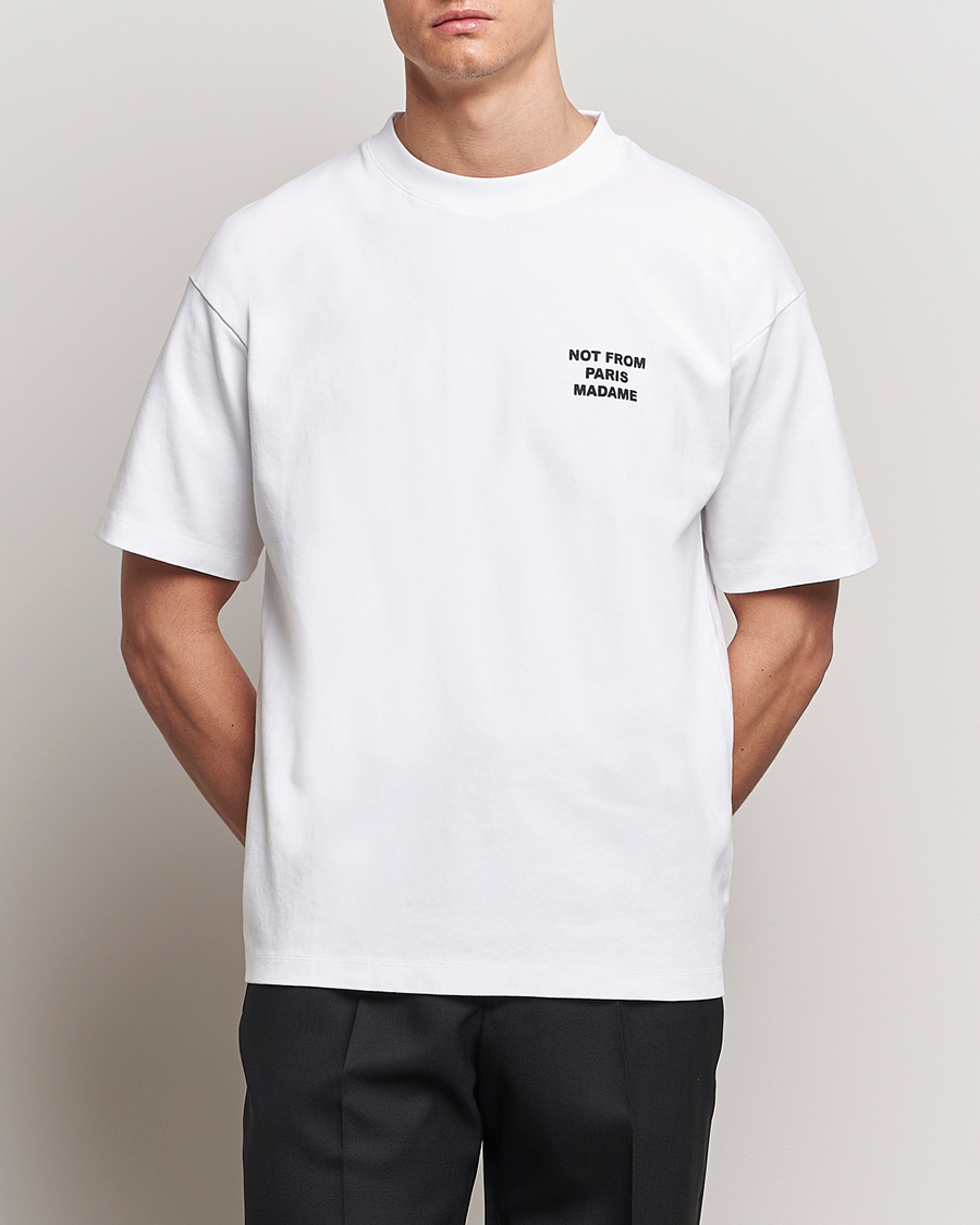 Uomini | T-shirt | Drôle de Monsieur | Slogan T-Shirt Optic White