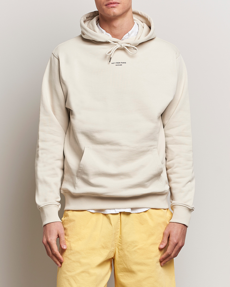 Uomini | Felpe con cappuccio | Drôle de Monsieur | Classic Slogan Hoodie Mastic