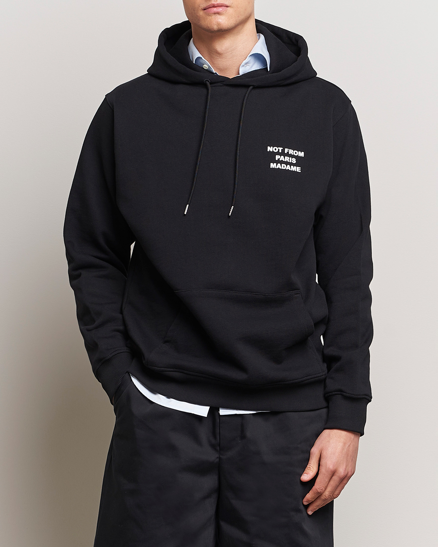 Uomini | Drôle de Monsieur | Drôle de Monsieur | Slogan Hoodie Black