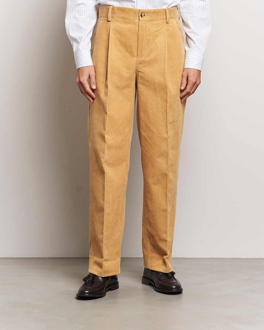 Uomini | Abbigliamento | GANT 240 Mulberry Street | Corduroy Pants Mustard Grain