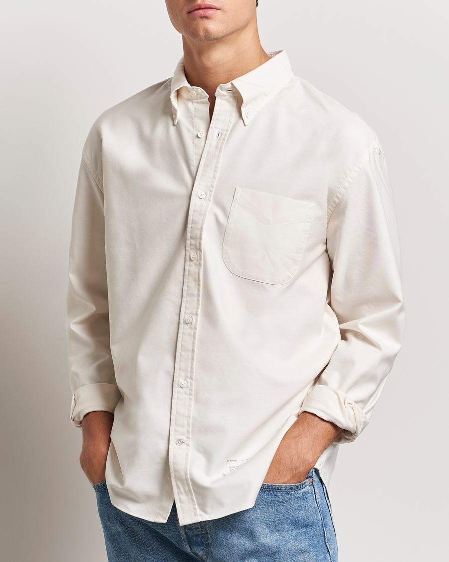 Uomini |  | GANT 240 Mulberry Street | Regular Fit US Oxford Shirt Cream