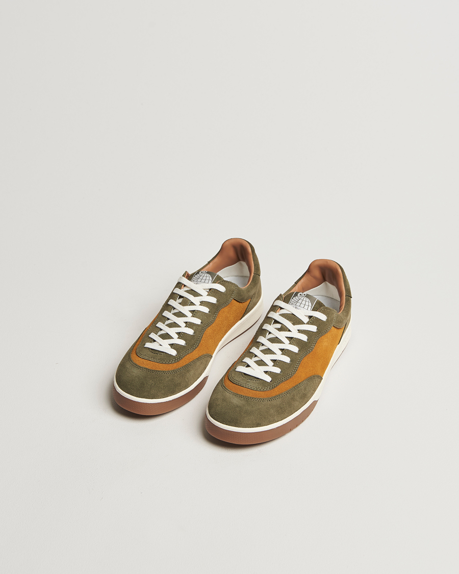 Uomini | Last Resort | Last Resort | CM001 Suede Sneaker Olive/Golden Brown