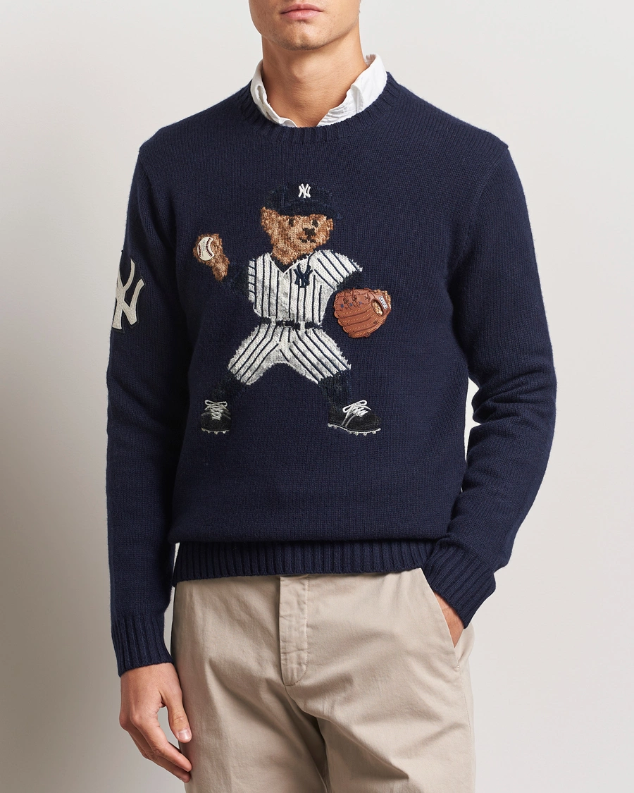 Uomini | Maglioni a maglia | Polo Ralph Lauren | MLB Sweater Bear Navy Combo