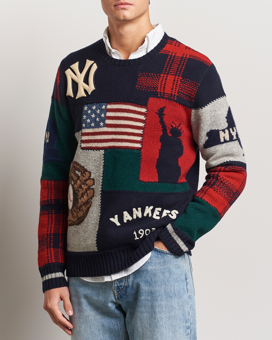 Uomini | Maglioni a maglia | Polo Ralph Lauren | MLB NYC Sweater Navy Combo