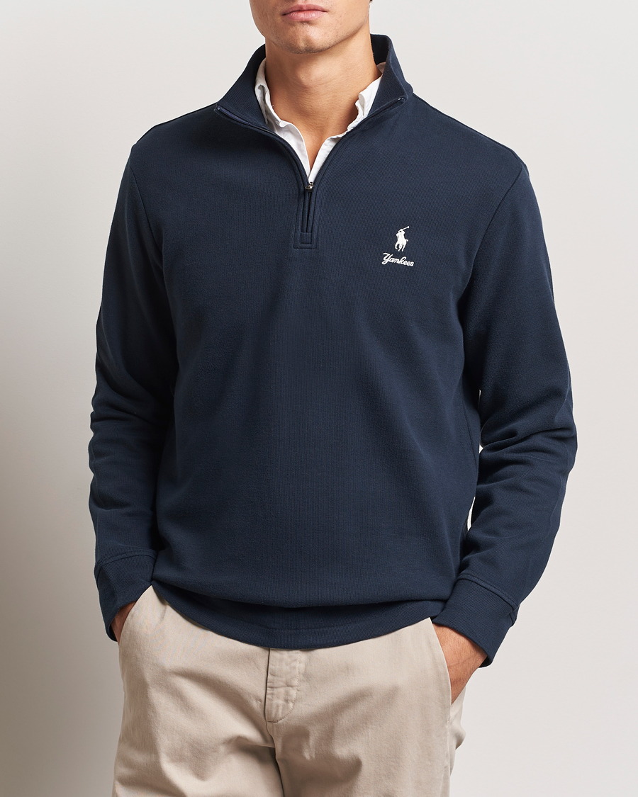 Uomini |  | Polo Ralph Lauren | MLB Yankees Half-zip Aviator Navy