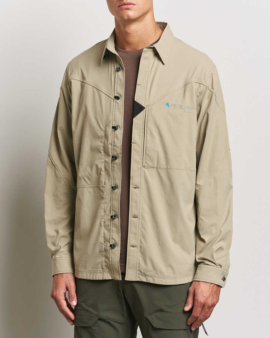 Uomini | Nuovi Marchi | Klättermusen | Garm Technical Outdoor Shirt Silver Green