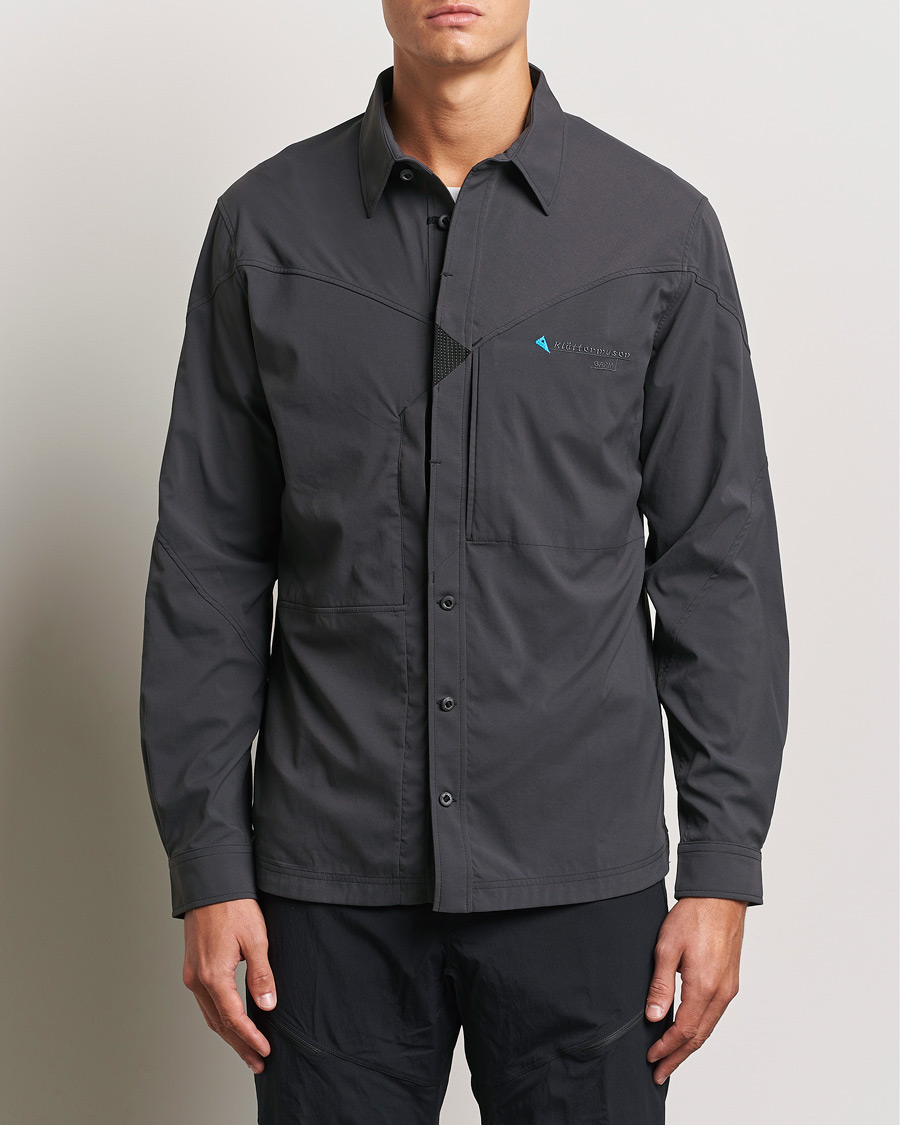 Uomini | Camicie | Klättermusen | Garm Technical Outdoor Shirt Raven