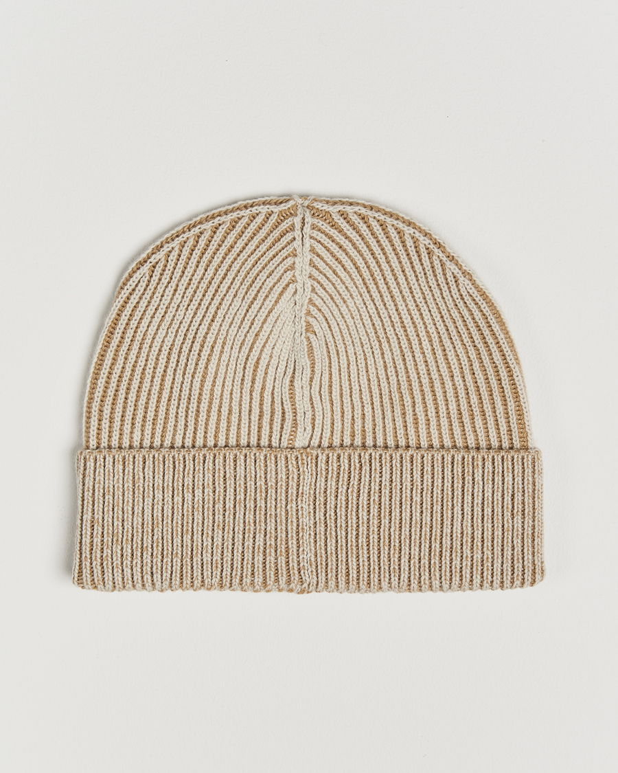 Uomini |  | Belstaff | Centenary Wool Rib Hat Chalk