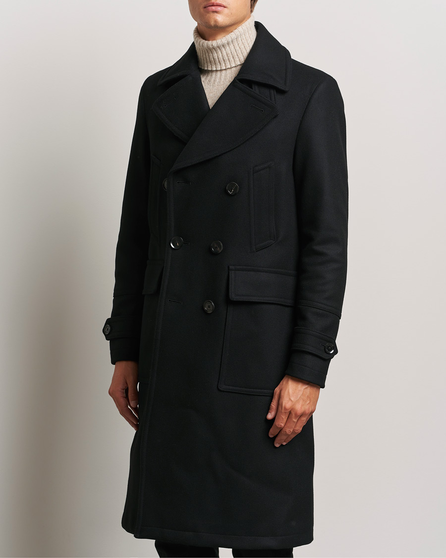 Uomini | Best of British | Belstaff | Milford Wool Coat Black