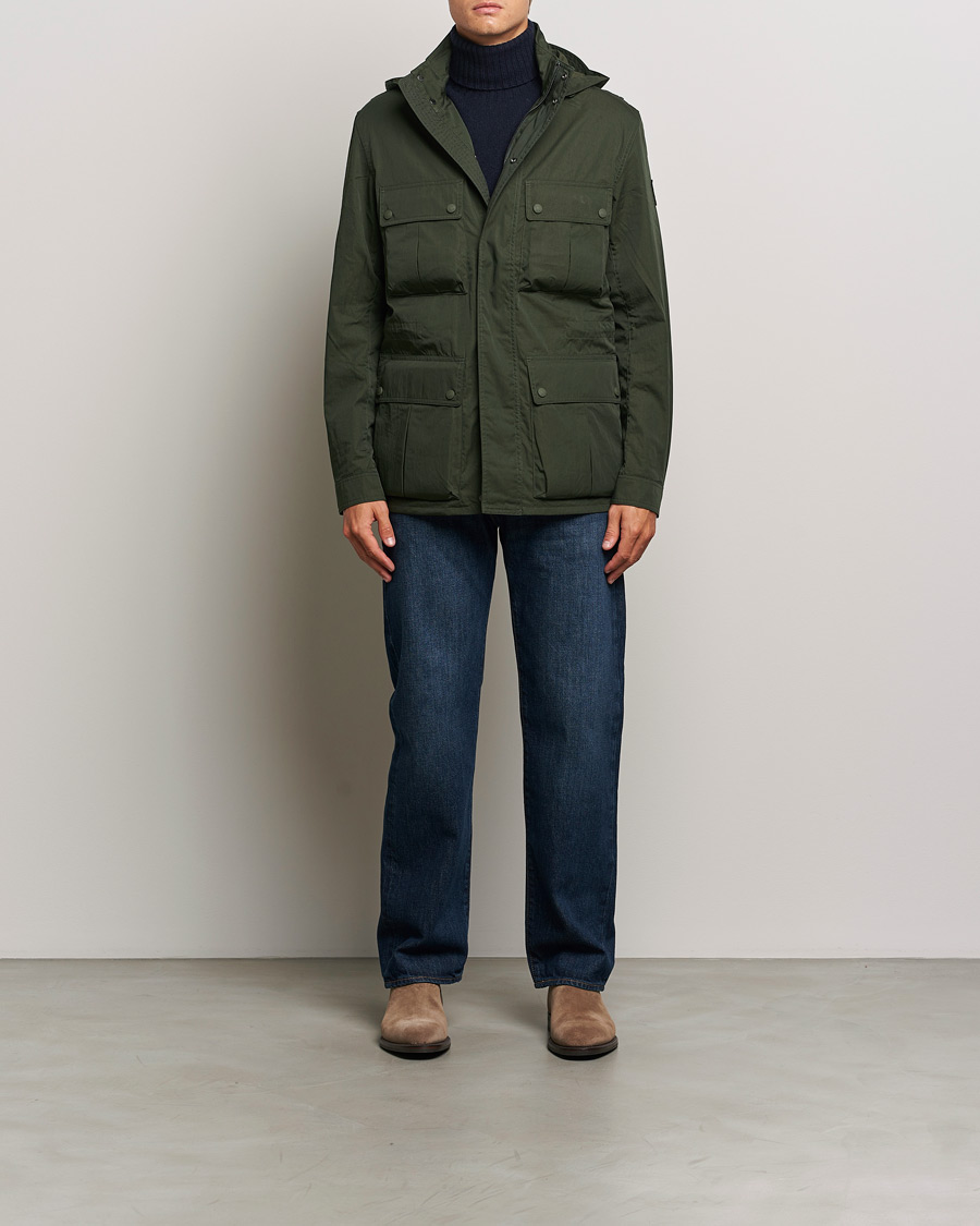Uomini | Giacche | Belstaff | Drome Field Jacket Tile Green
