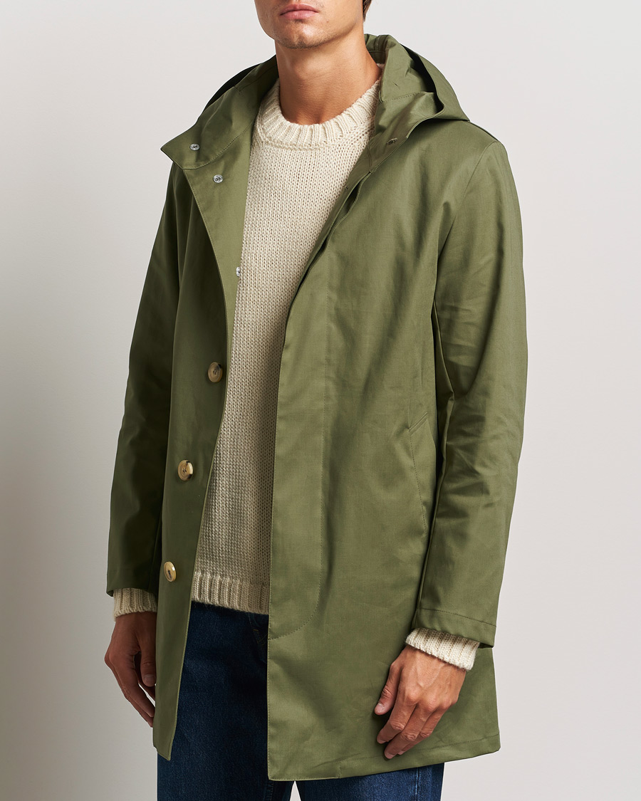 Uomini | Mackintosh | Mackintosh | Chryston Short Coat Four Leaf Clover