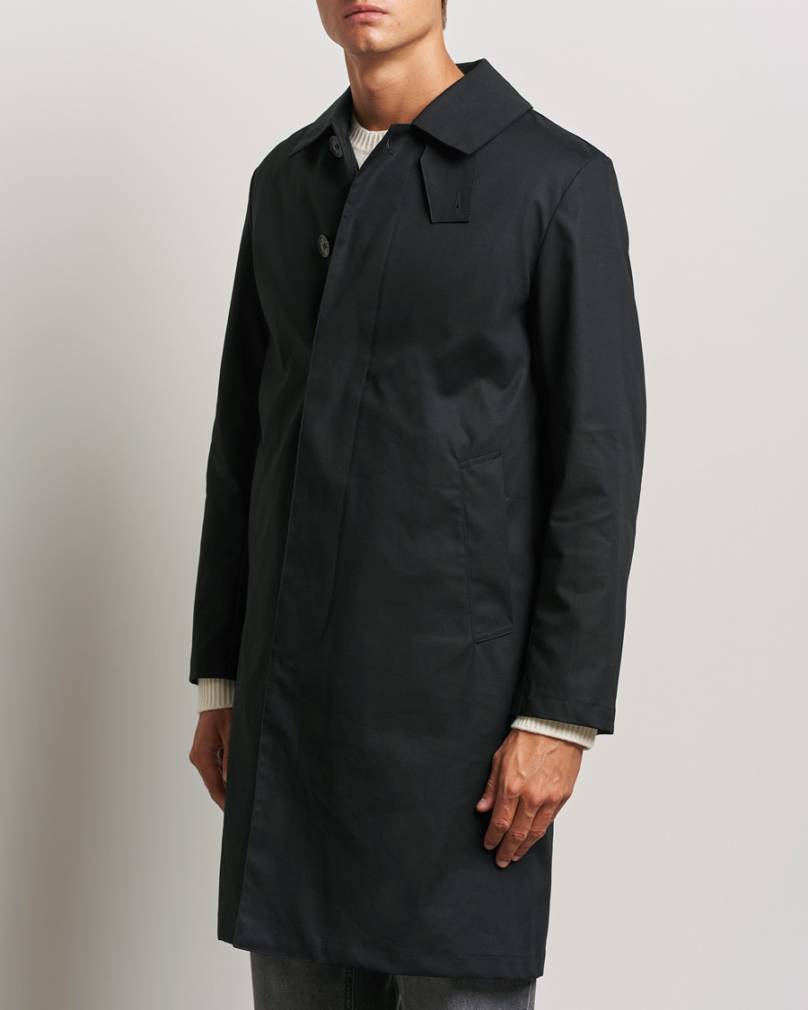 Uomini | Giacche | Mackintosh | Manchester Car Coat Black