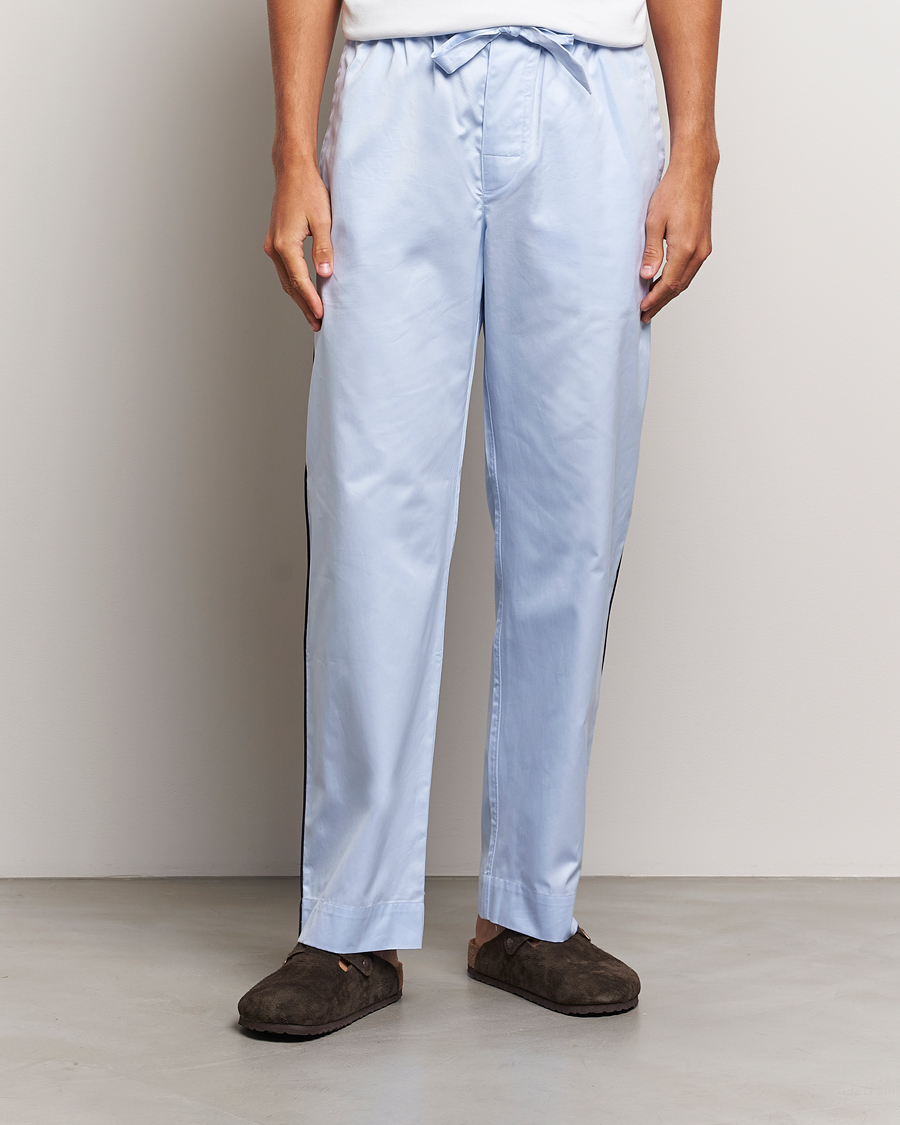 Uomini | Abbigliamento | Tekla | Sateen Pyjama Pants Bellhop Blue