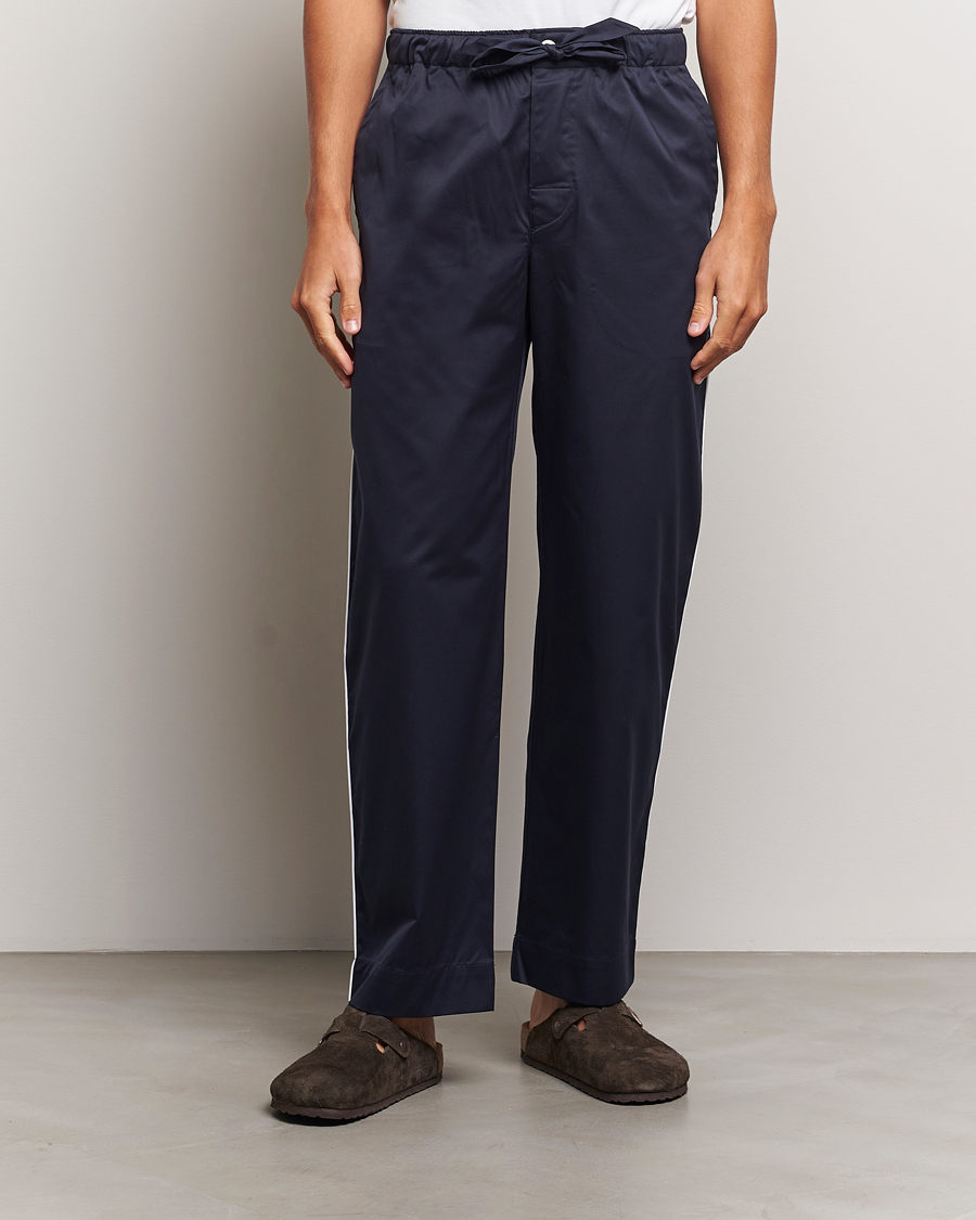 Uomini | Tekla | Tekla | Sateen Pyjama Pants Chelsea Navy