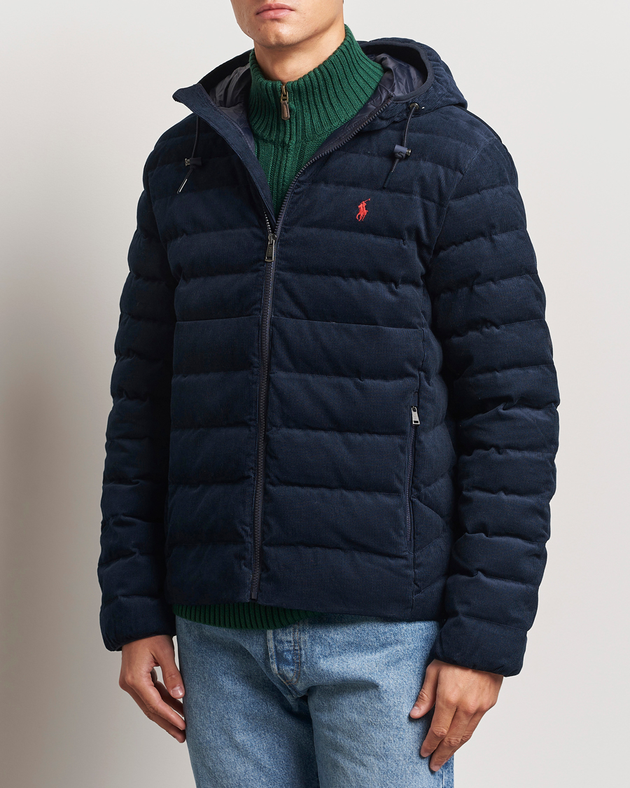 Uomini | Preppy Authentic | Polo Ralph Lauren | Corduroy Lightweight Jacket Aviator Navy