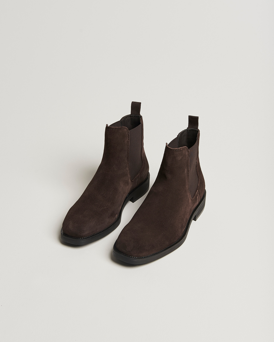 Uomini | Stivali chelsea | GANT | Rizmood Suede Chelsea Boot Dark Brown