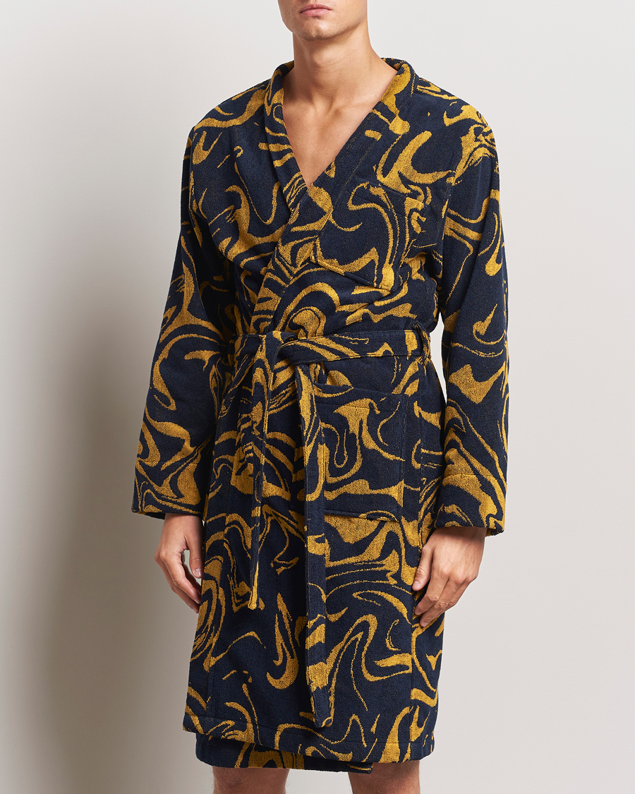 Uomini | OAS | OAS | Marble Robe Black/Yellow